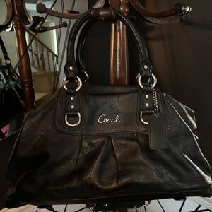 Coach Black Shoulder/Tote Purse